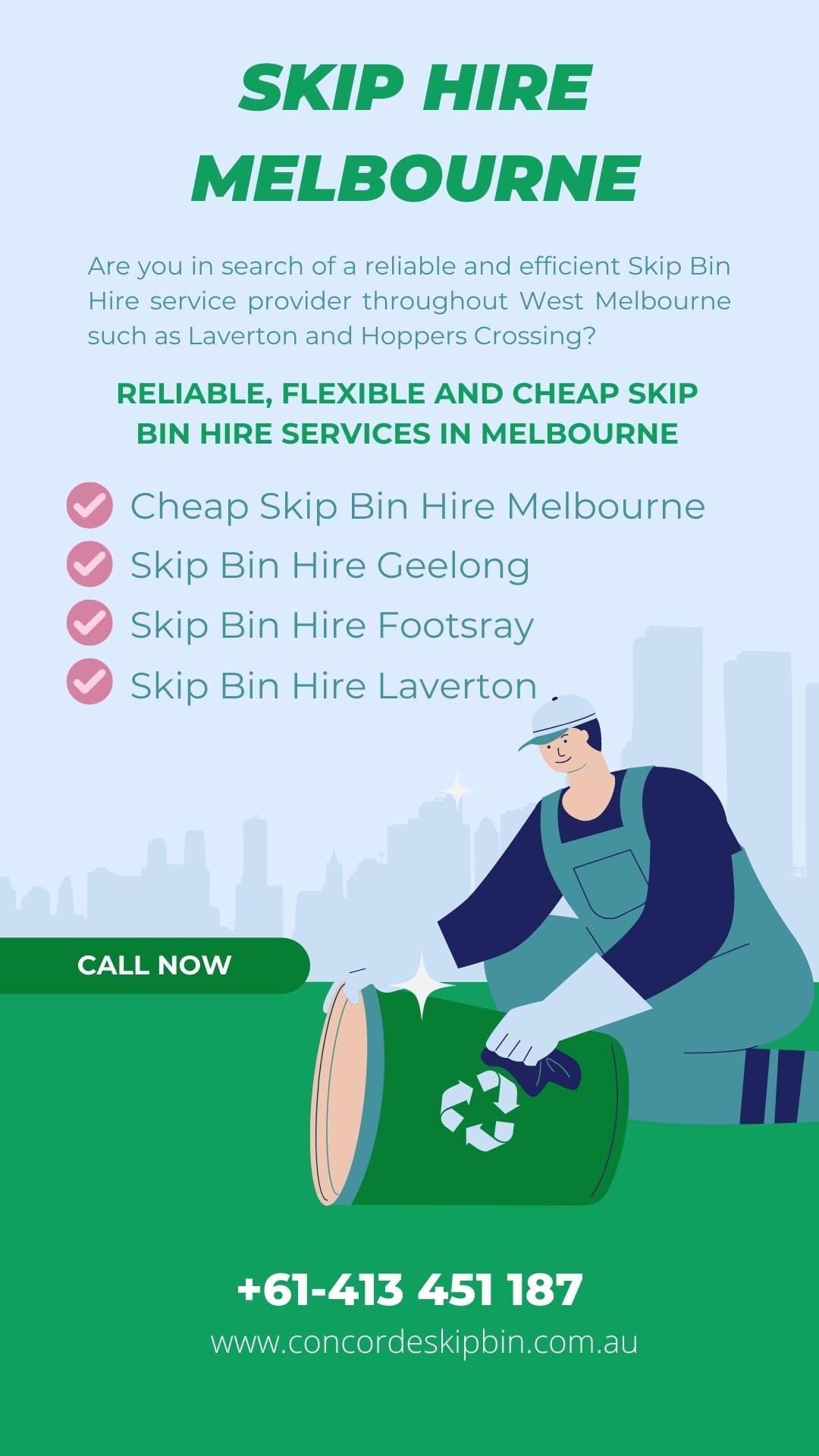 Skip Hire Melbourne concordeskipbin Medium