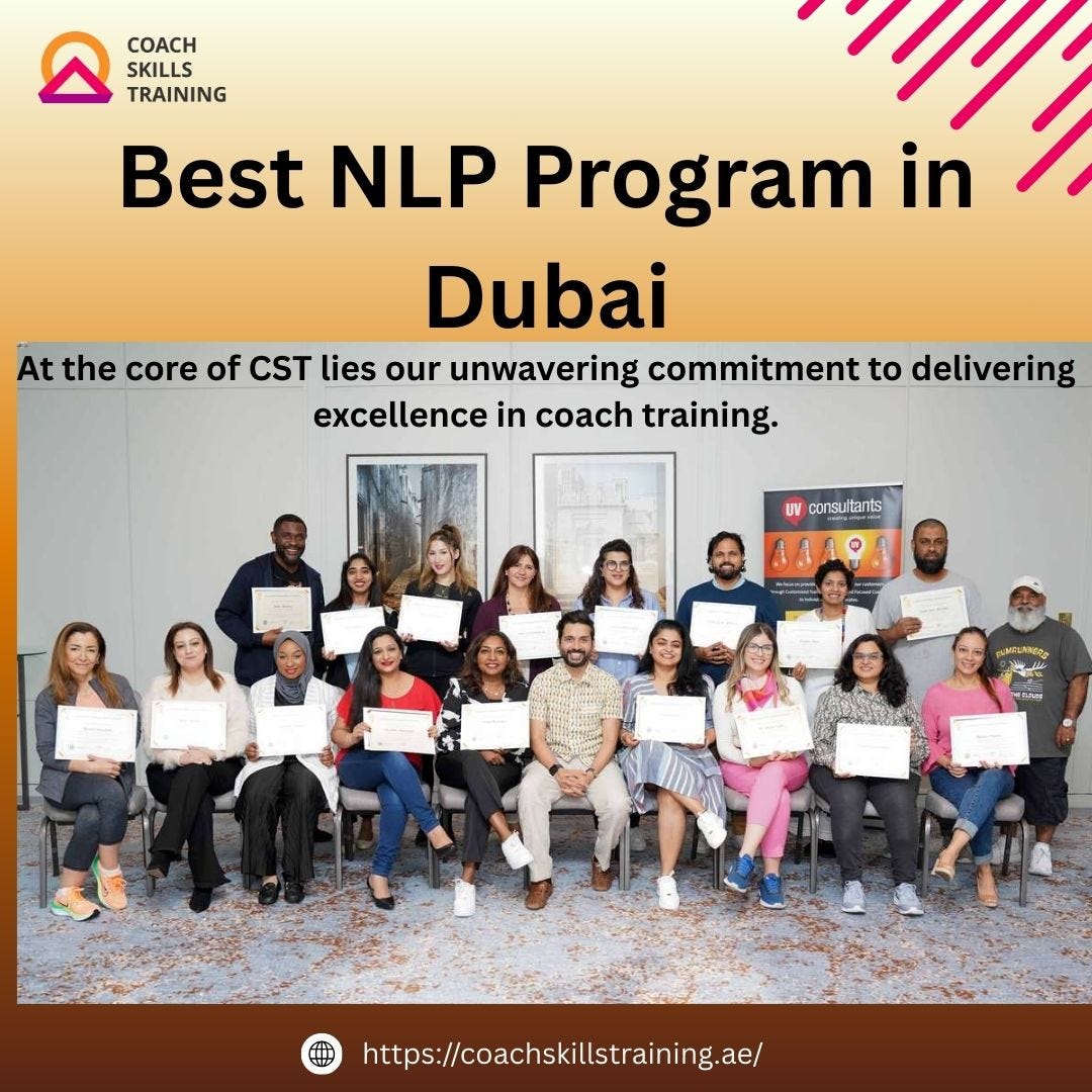With Coach Skills Training’s Best NLP Program in Dubai,