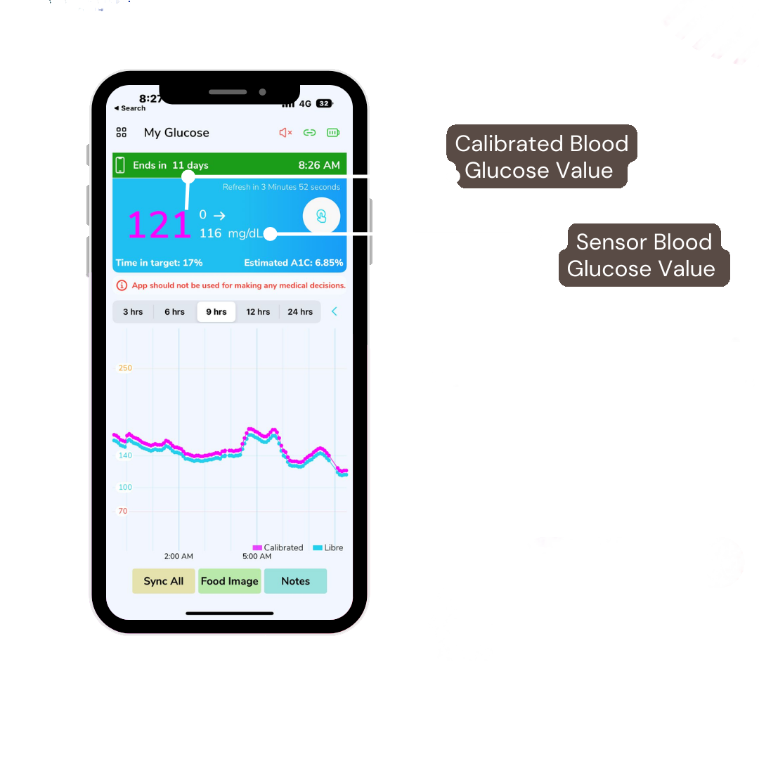 Precision in Every Beat BluCon NightRider CGM for Diabetes Control
