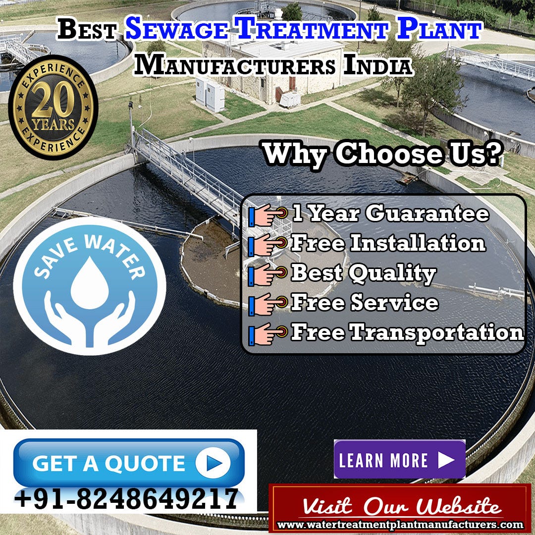 Sewage Treatment Plant Construction Mangalore Belgaum Udupi