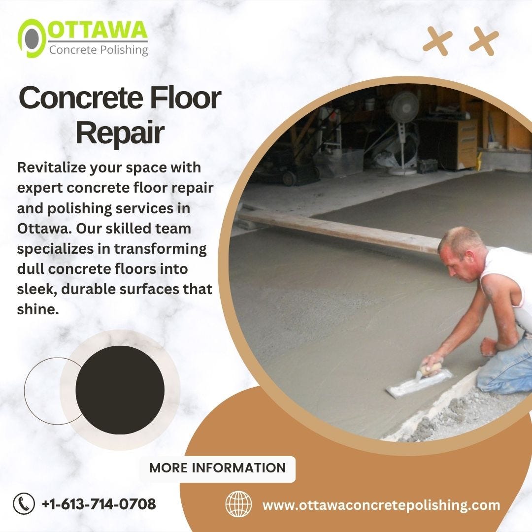 Concrete Floor Repair | Ottawa Concrete Polishing - Ottawa Concrete ...