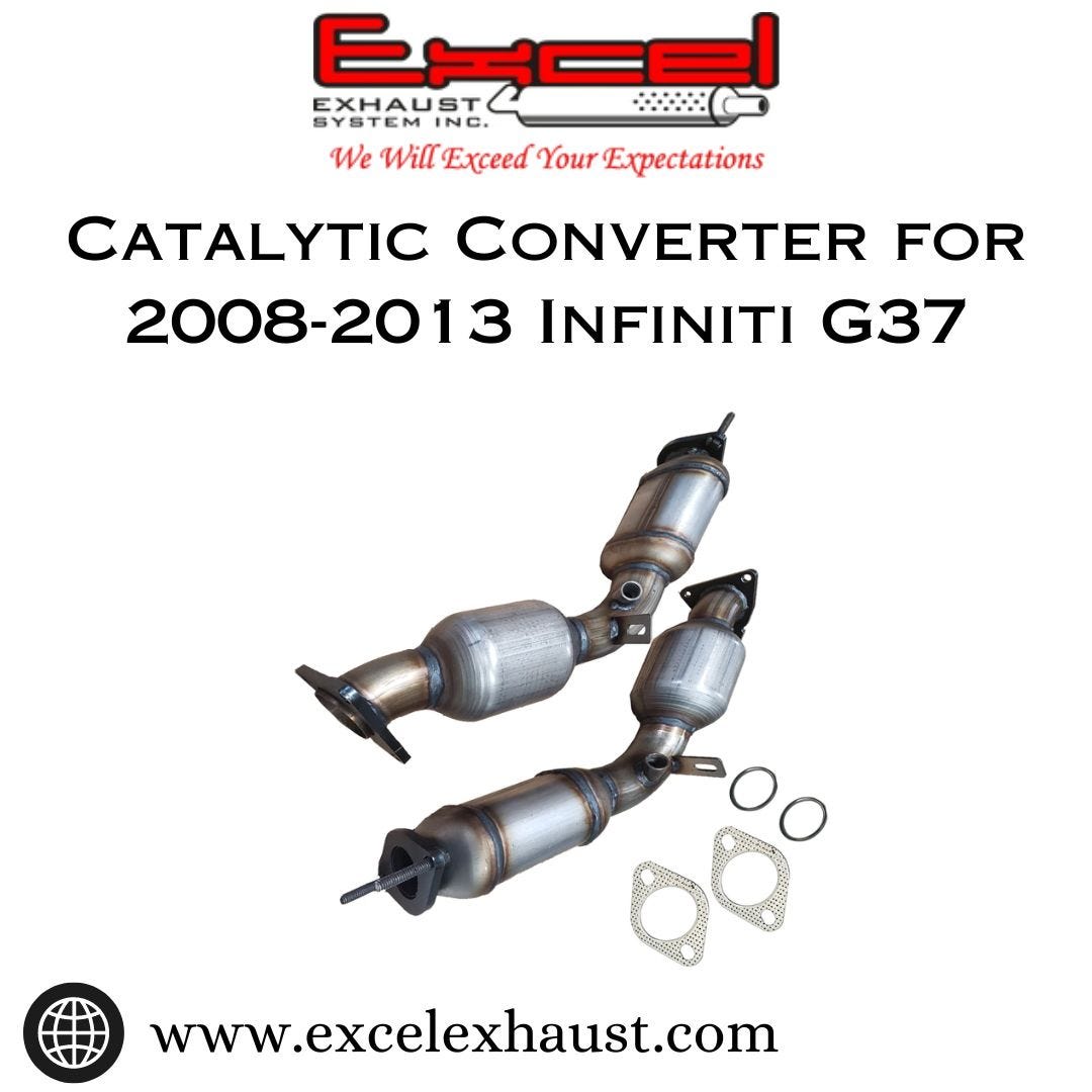 Catalytic Converter for 20082013 Infiniti G37 EXCEL EXHAUST Medium