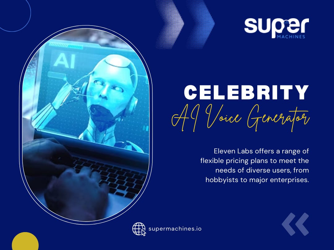 Celebrity AI voice generator. The Perfect Celebrity AI Voice… by