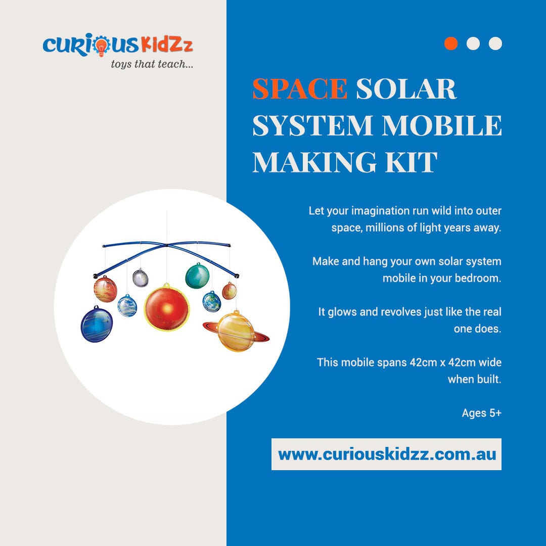 4M — Solar System Mobile Making Kit - Curiouskidzz - Medium