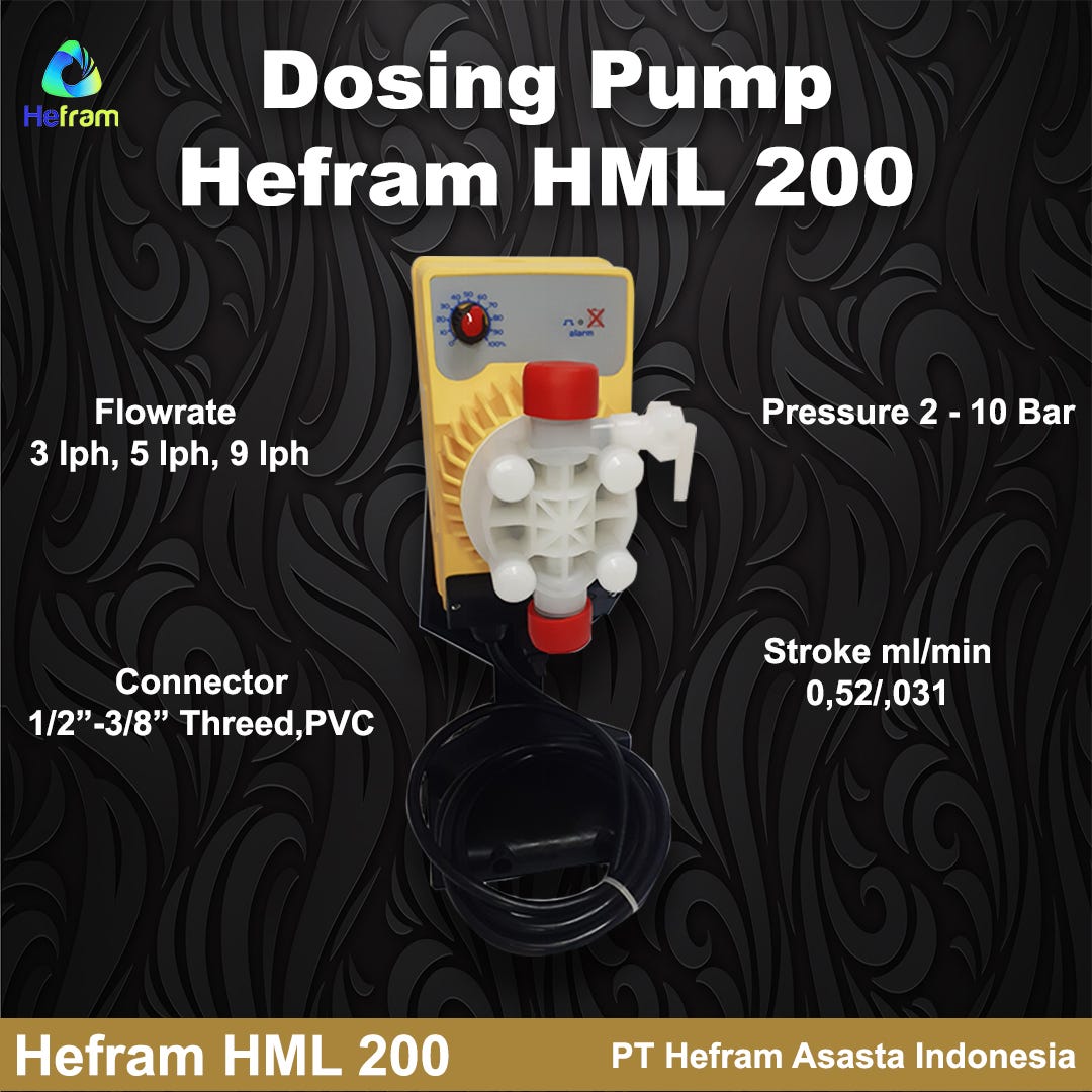 Dosing Pump Edose — Hefram HML 200 Ikhsanhefram Medium