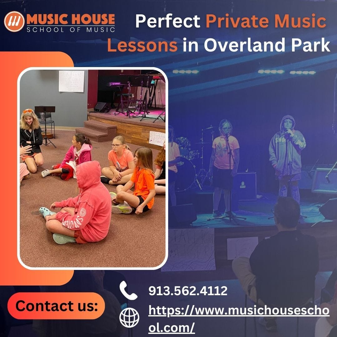 Perfect Private Music Lessons in Overland Park Music House School of