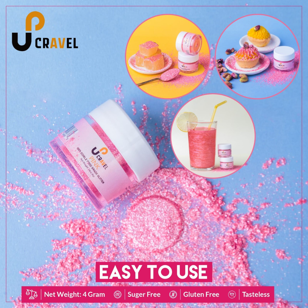 Upcravel Edible Glitters Upcravel Edible Glitter Medium