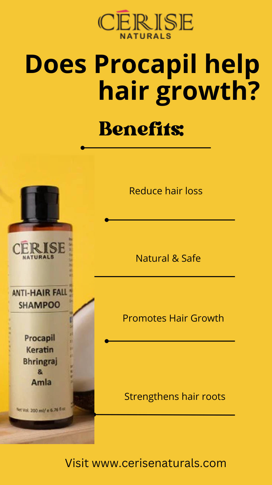 Does Procapil help hair growth?. CERISE NATURALS PROCAPIL IS CLINICALLY