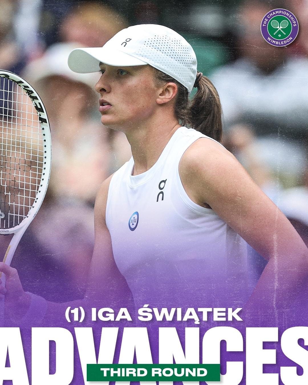 Iga Swiatek Secures Round of 16 Berth at Wimbledon, Eyeing Quarterfinals by sportsinsiderph Medium
