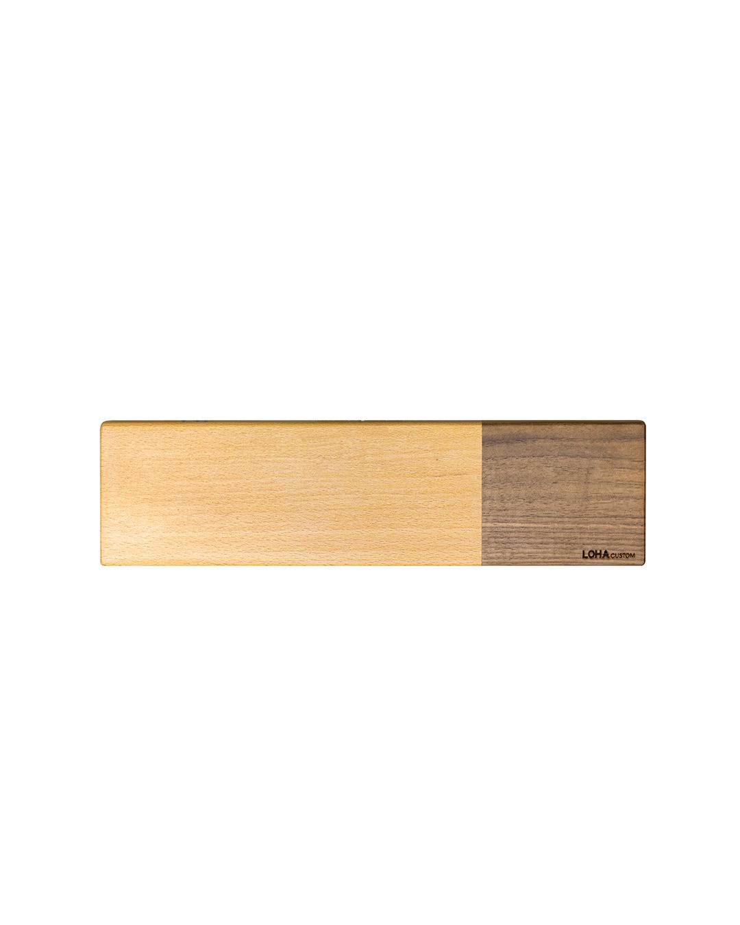 Where Beech Meets Black Walnut: A Refined Keyboard Wrist Rest