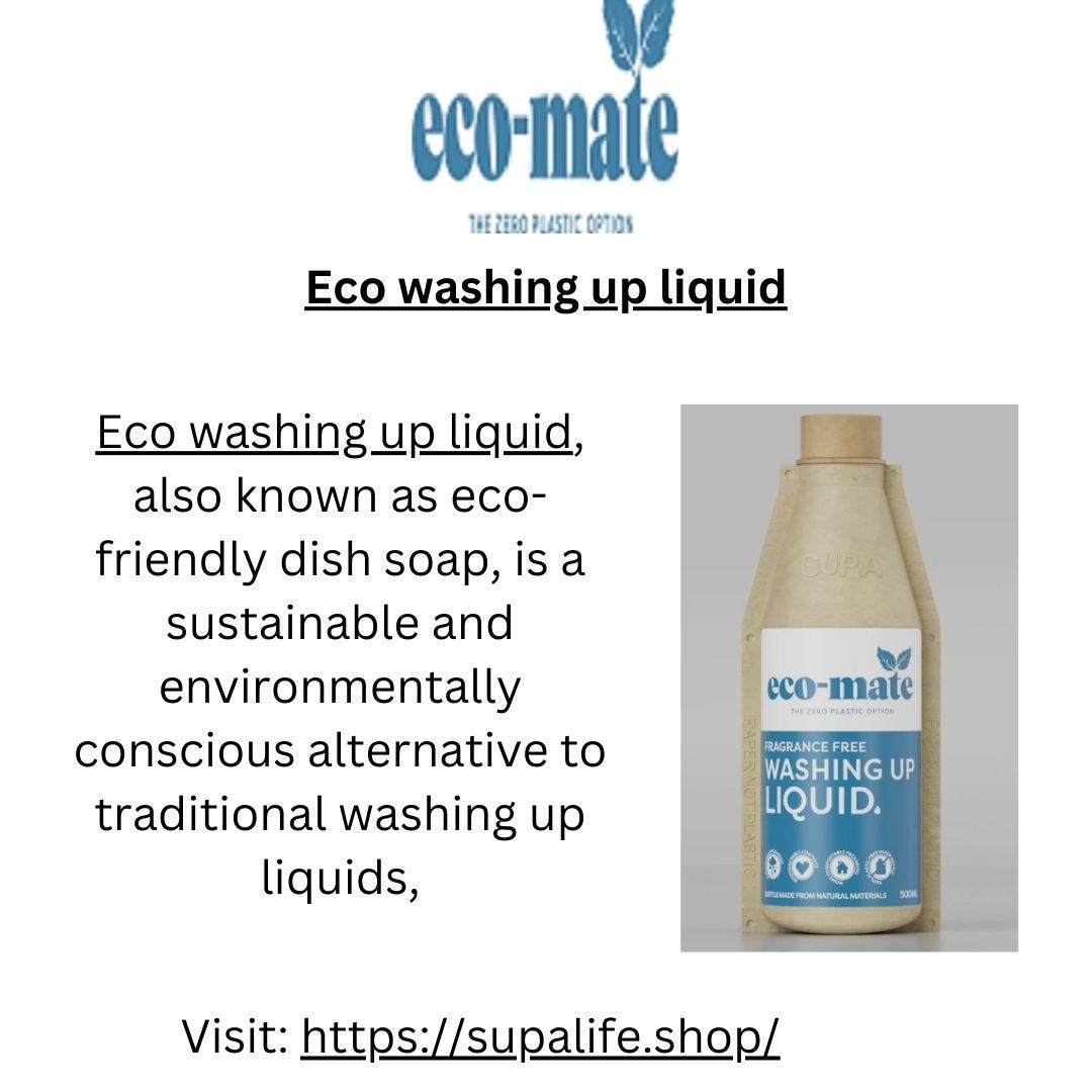 Buy Eco Washing Up Liquid at the best prices UK Medium