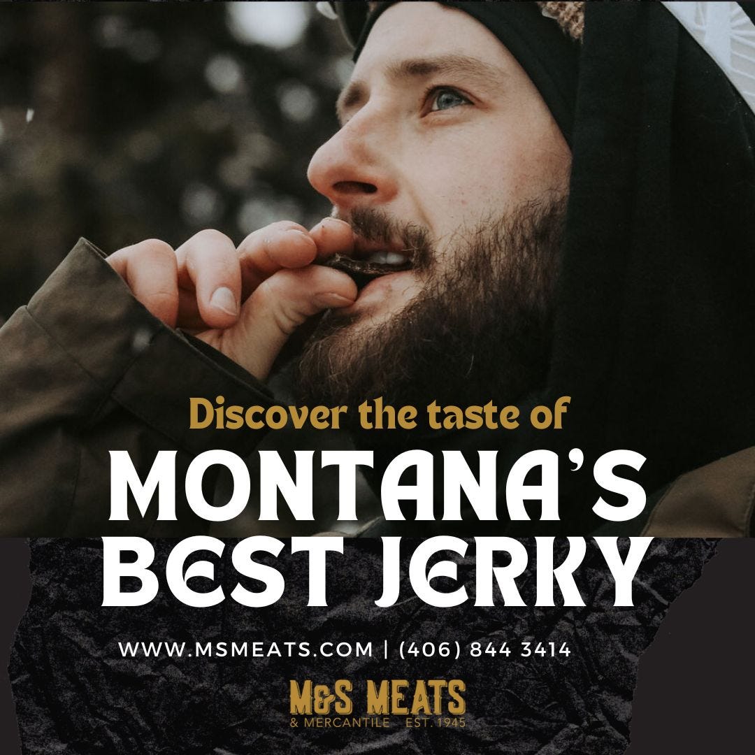 Montana Beef Jerky M&S Meats M&S Meats Medium