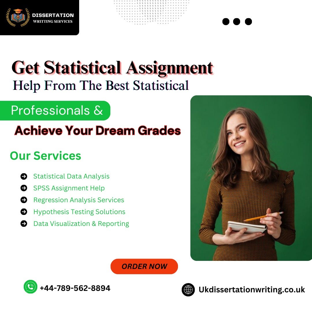 Get Help in your Statistical Assignment