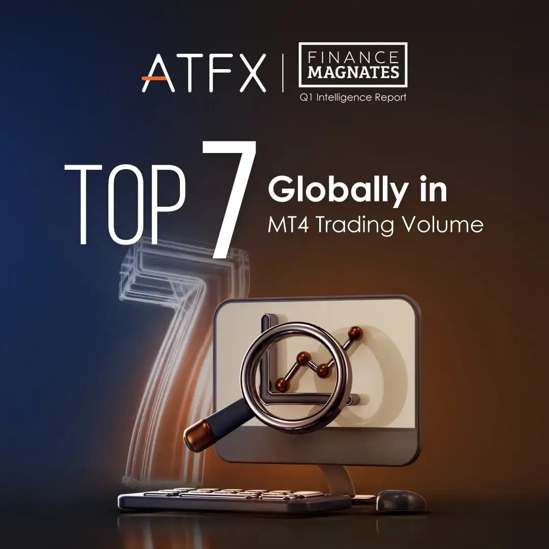 ATFX Ranked among Top Ten Globally in MT4 Trading Volume for 11 Consecutive Quarters