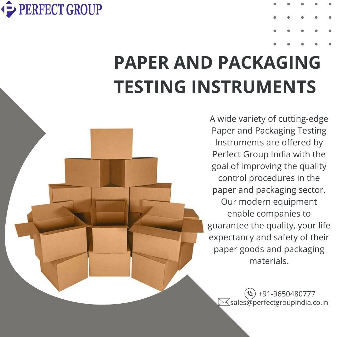 Paper And Packaging testing instruments Perfect Group India Perfect