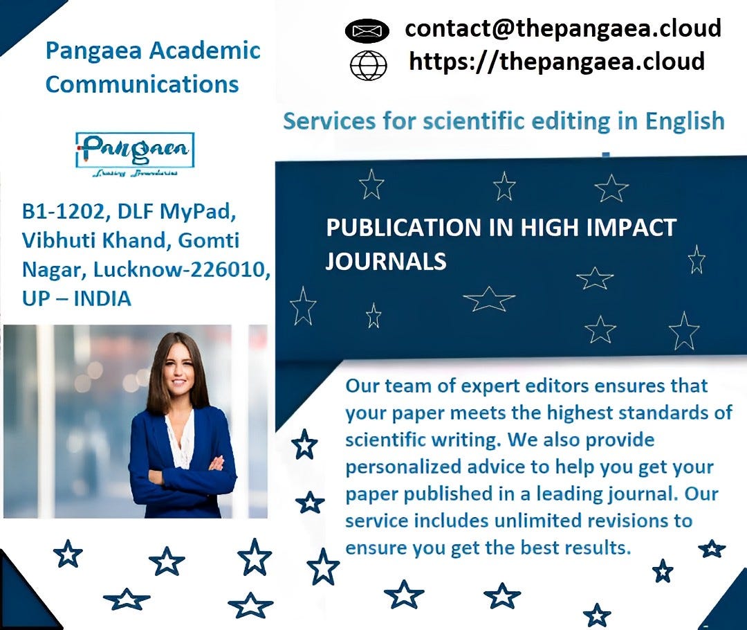 Services for scientific editing in English Pangaea Academic