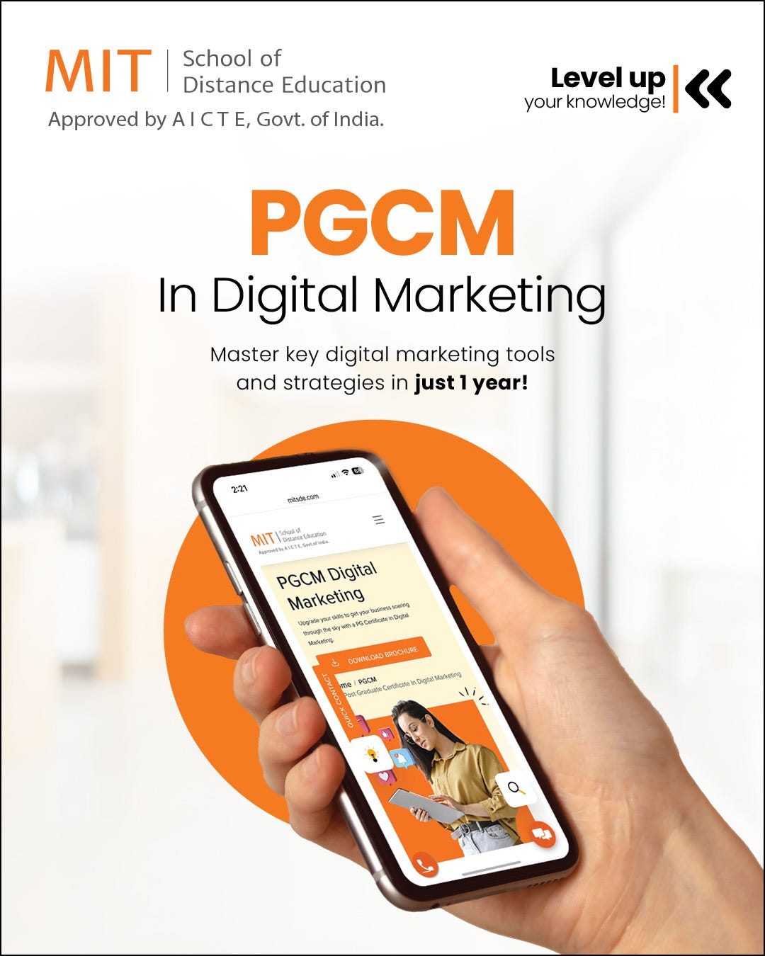 PGCM in Digital Marketing | MITSDE