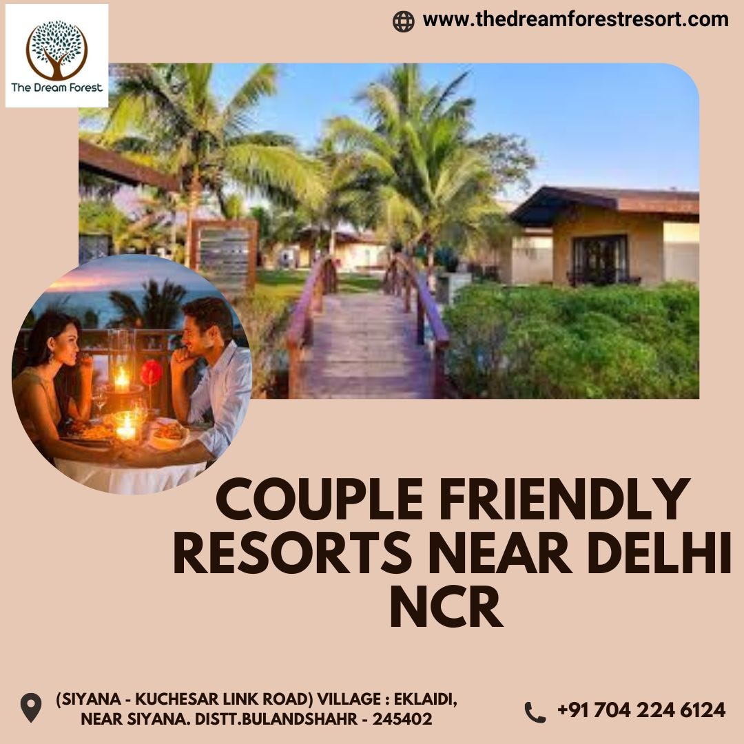Couple Friendly Resorts near Delhi NCR The Dream Forest Resort Medium