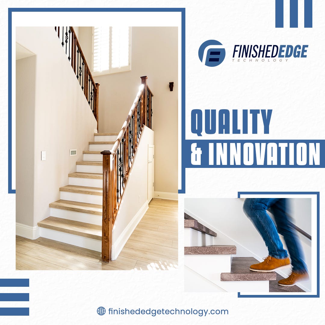 Custom LVP Stair Nosing In Arizona — Finished Edge Technology