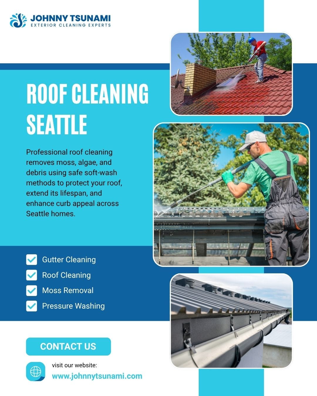Roof Cleaning Seattle — Safe & Effective Roof Washing Services