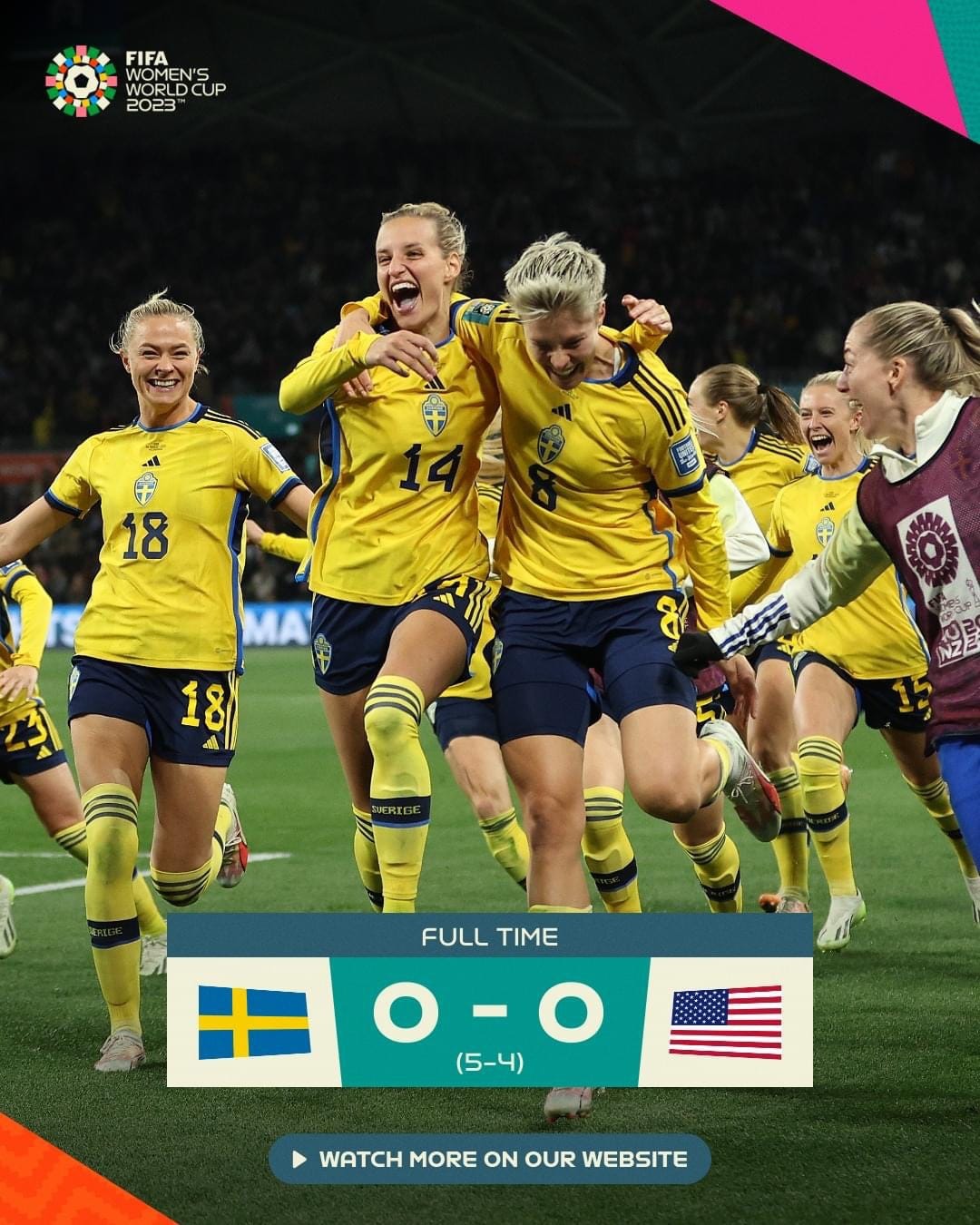 Epic World Cup Showdown Sweden Edges Out USA in Thrilling Penalty