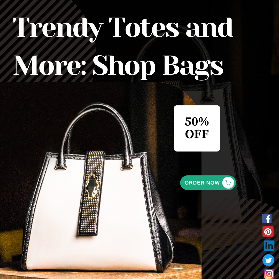 Trendy Totes and More Shop Bags. Online with Ease by Rivaah Aug