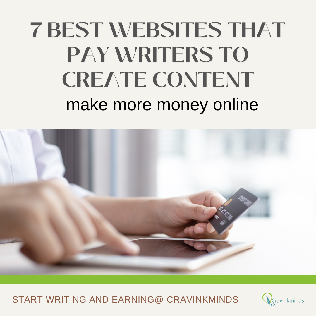 The 7 Best Writing sites That Pays Writers To Write Content in 2023