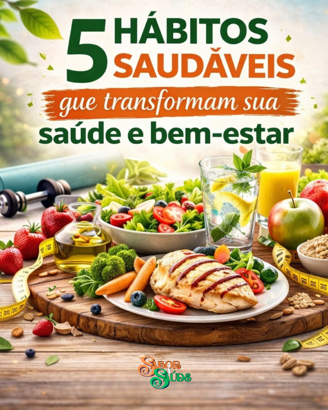 🌿 5 hábitos saudáveis que transformam sua saúde e bem-estar