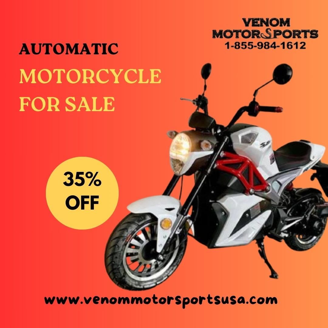 Discover the Perfect Automatic Motorcycle for Sale Today! by