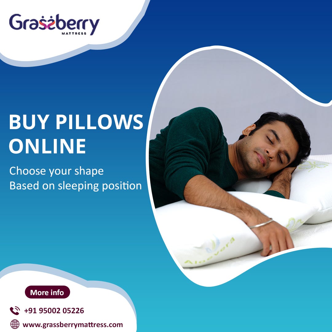 The Best Pillow for sleeping. Dear readers,I would like to share one