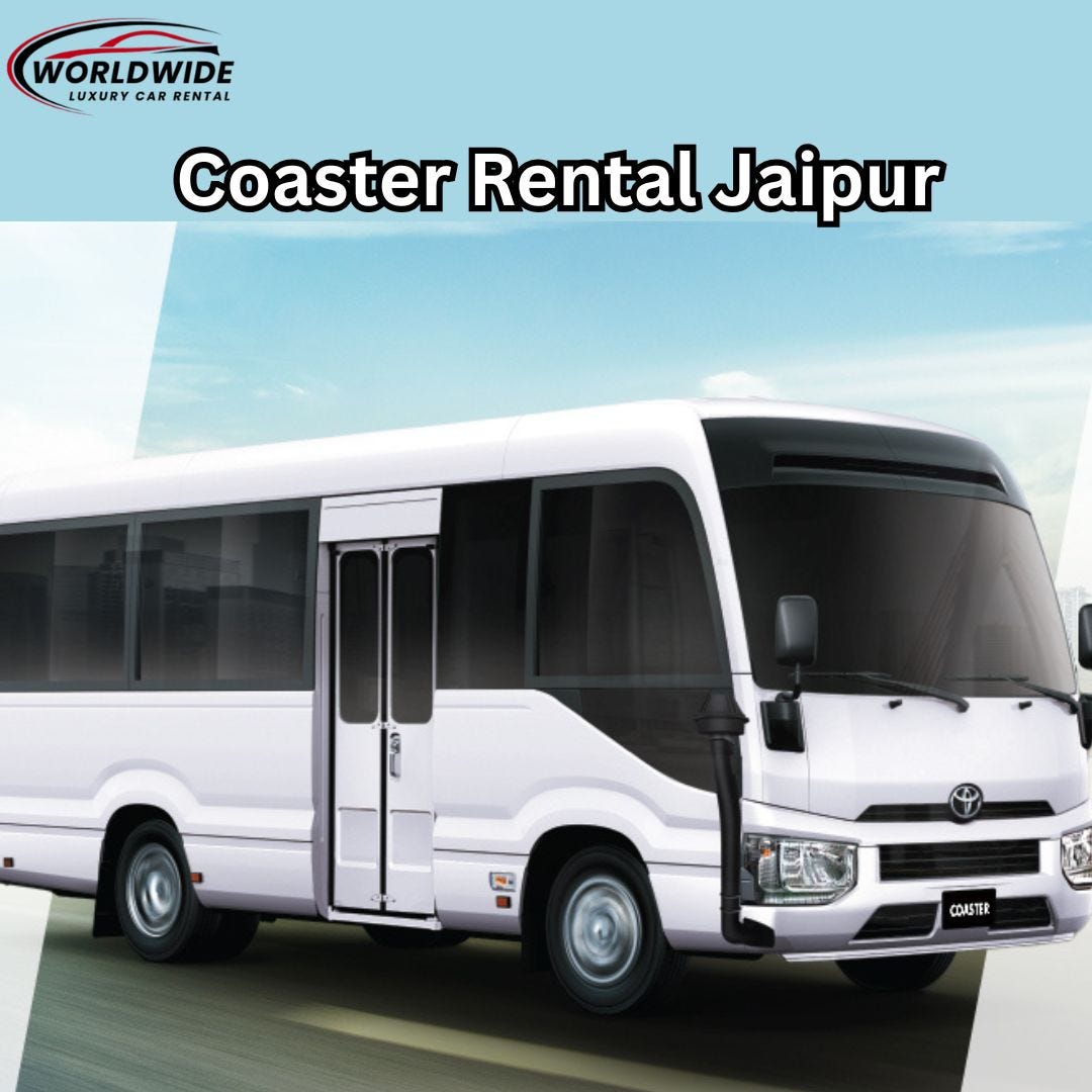 Toyota Coaster Rental Jaipur