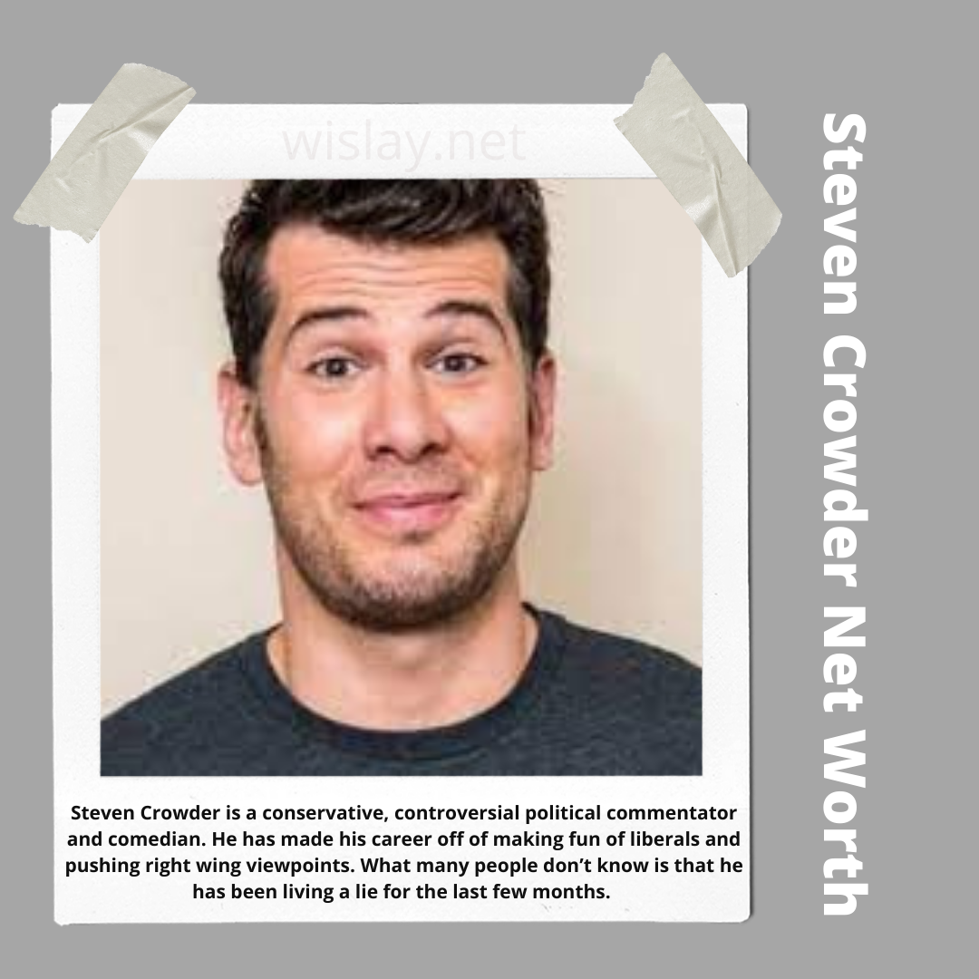 Steven Crowder Net Worth How Rich is the Fox News Presenter? by