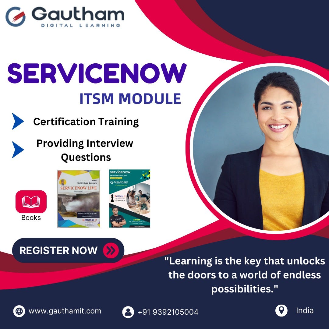 ServiceNow Training. Looking for the best ServiceNow… | by DettifossIT ...