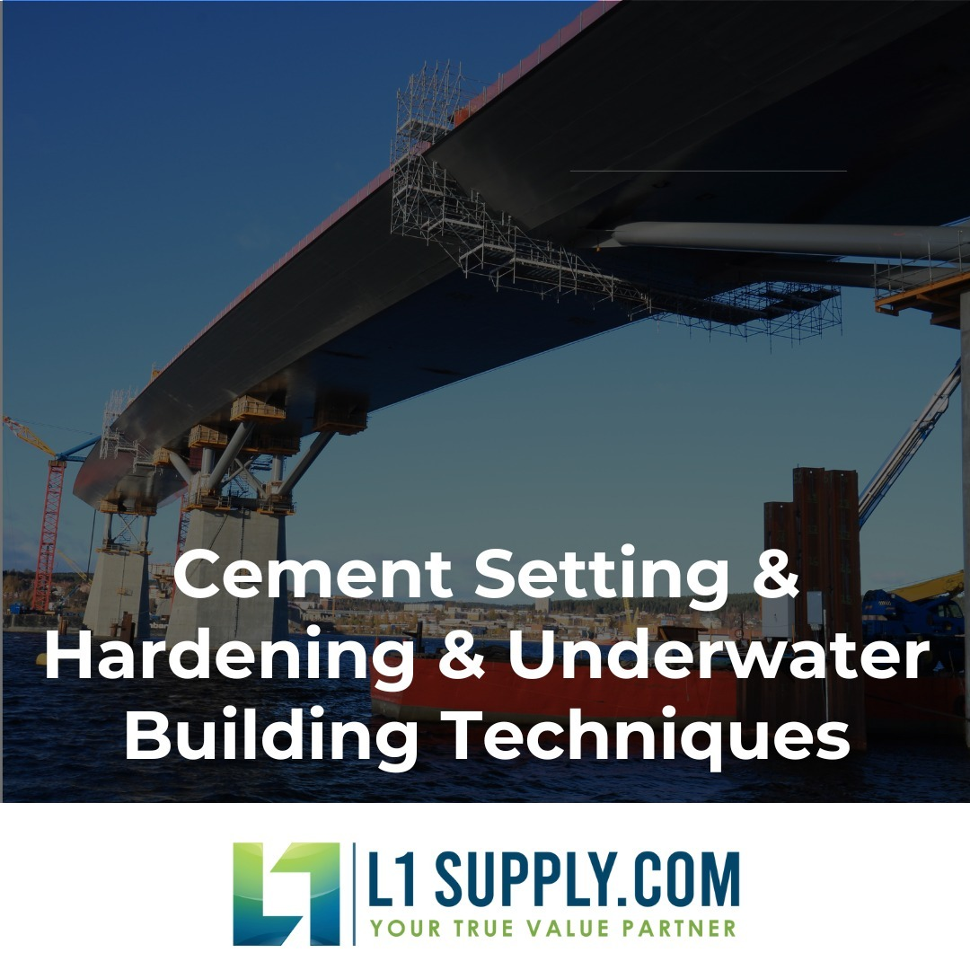 Cement Setting And Hardening And Underwater Building Techniques by L1 Supply Network Medium