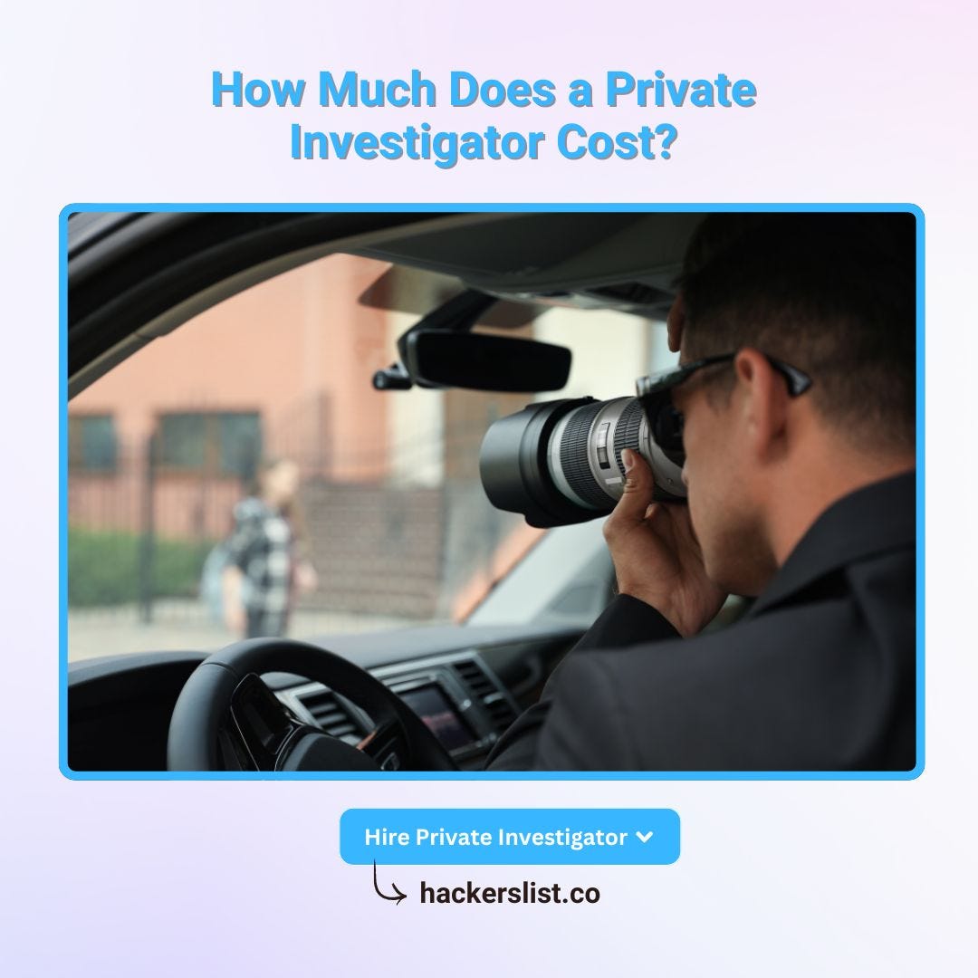 How Much Does a Private Investigator Cost? by Eunice J. Middleton Medium