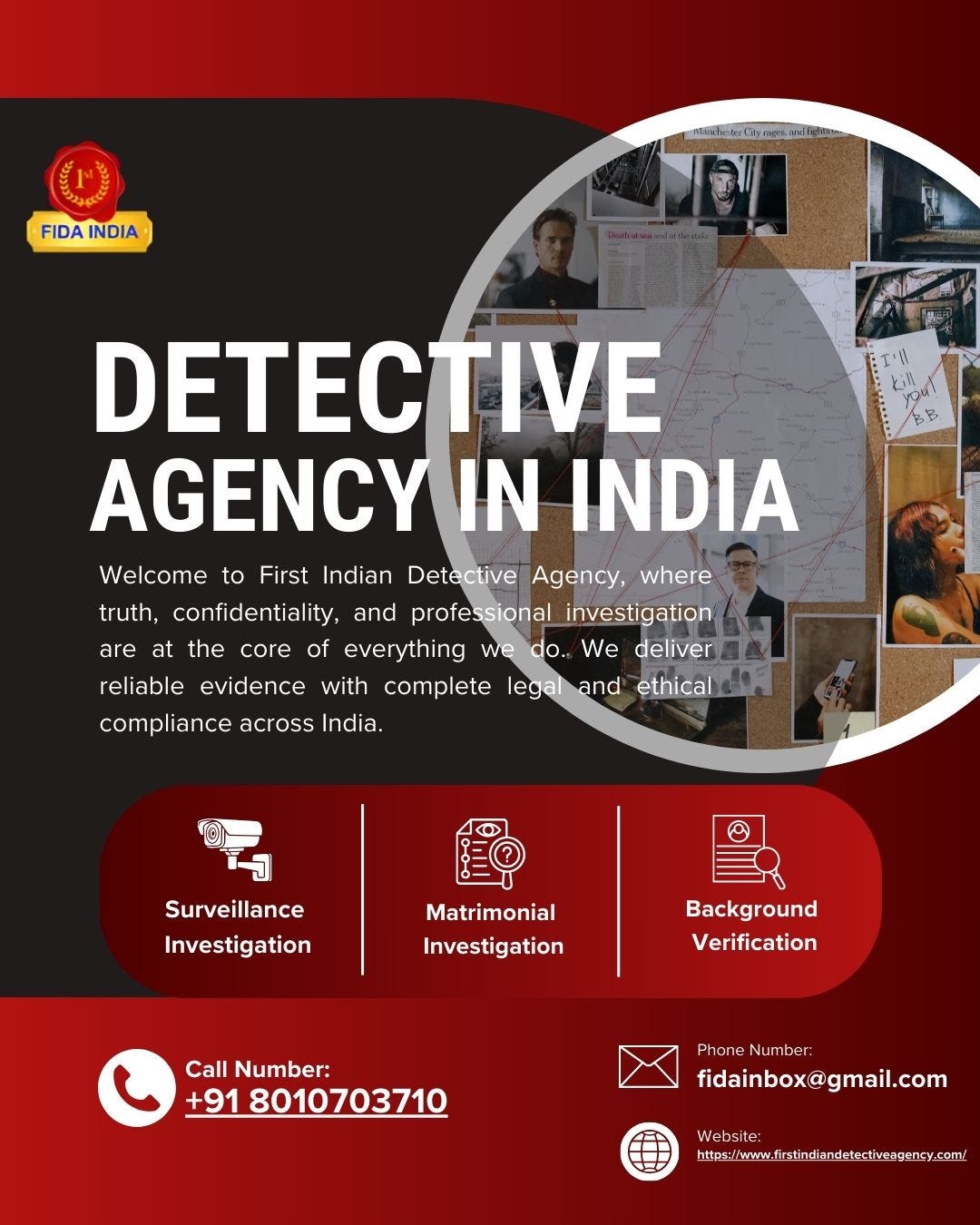 Trusted Detective Agency in India for Confidential & Legal Investigations