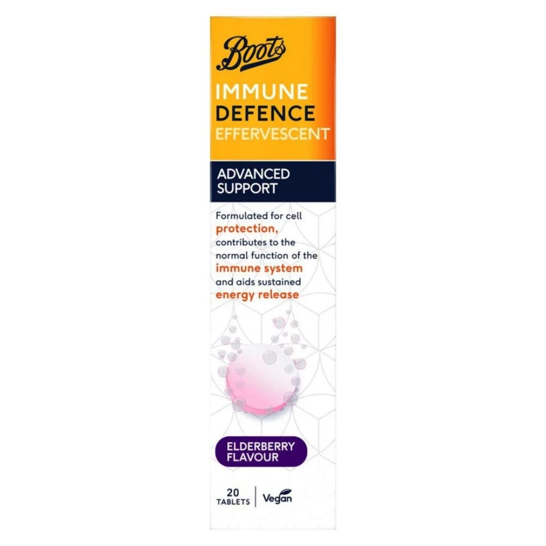 Boots Immune Defence Effervescent Advanced Support, 20 Tablets by