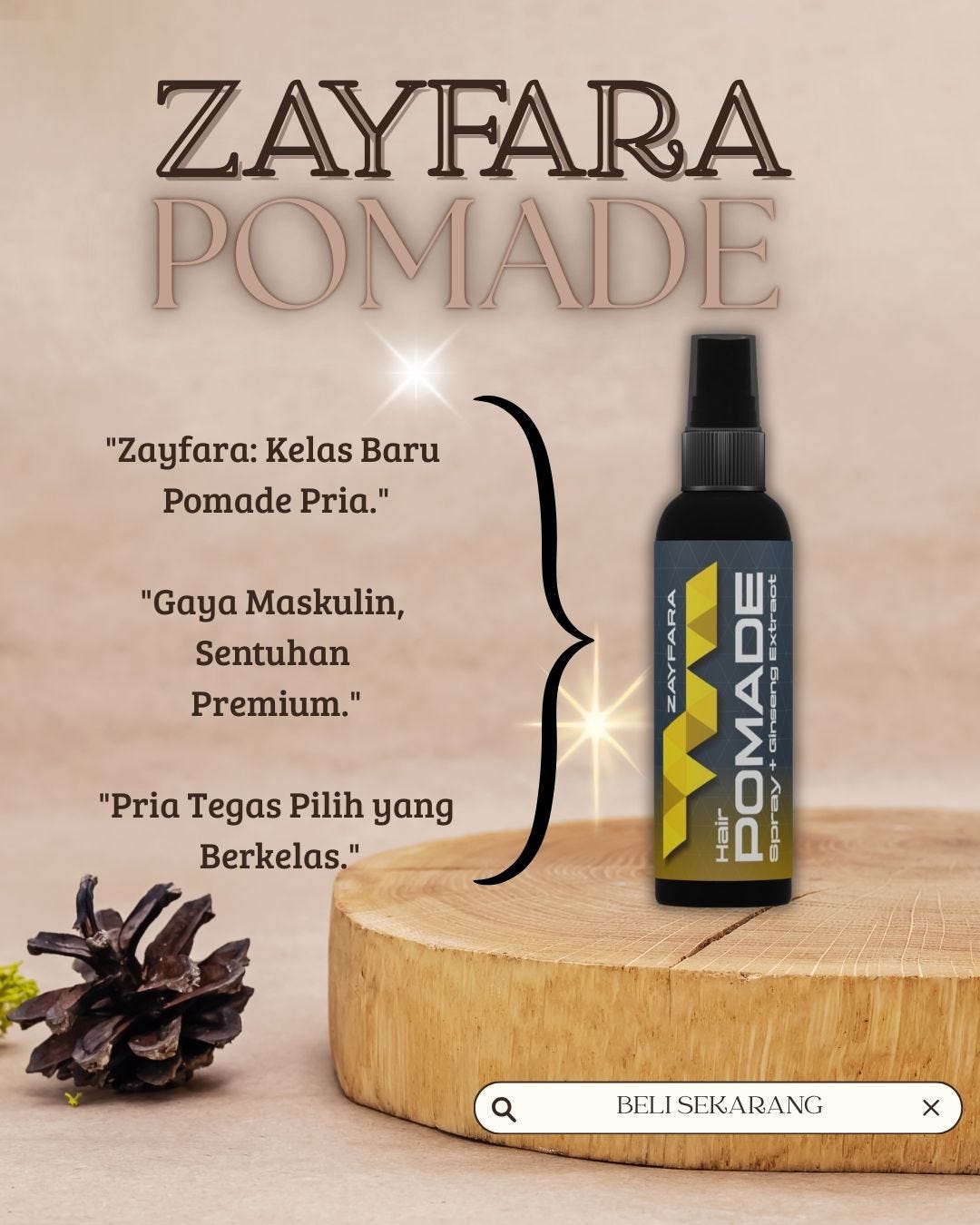 ⚡ ZAYFARA Hair Spray
Tegas dalam Gaya. Berkelas dalam Penampilan.