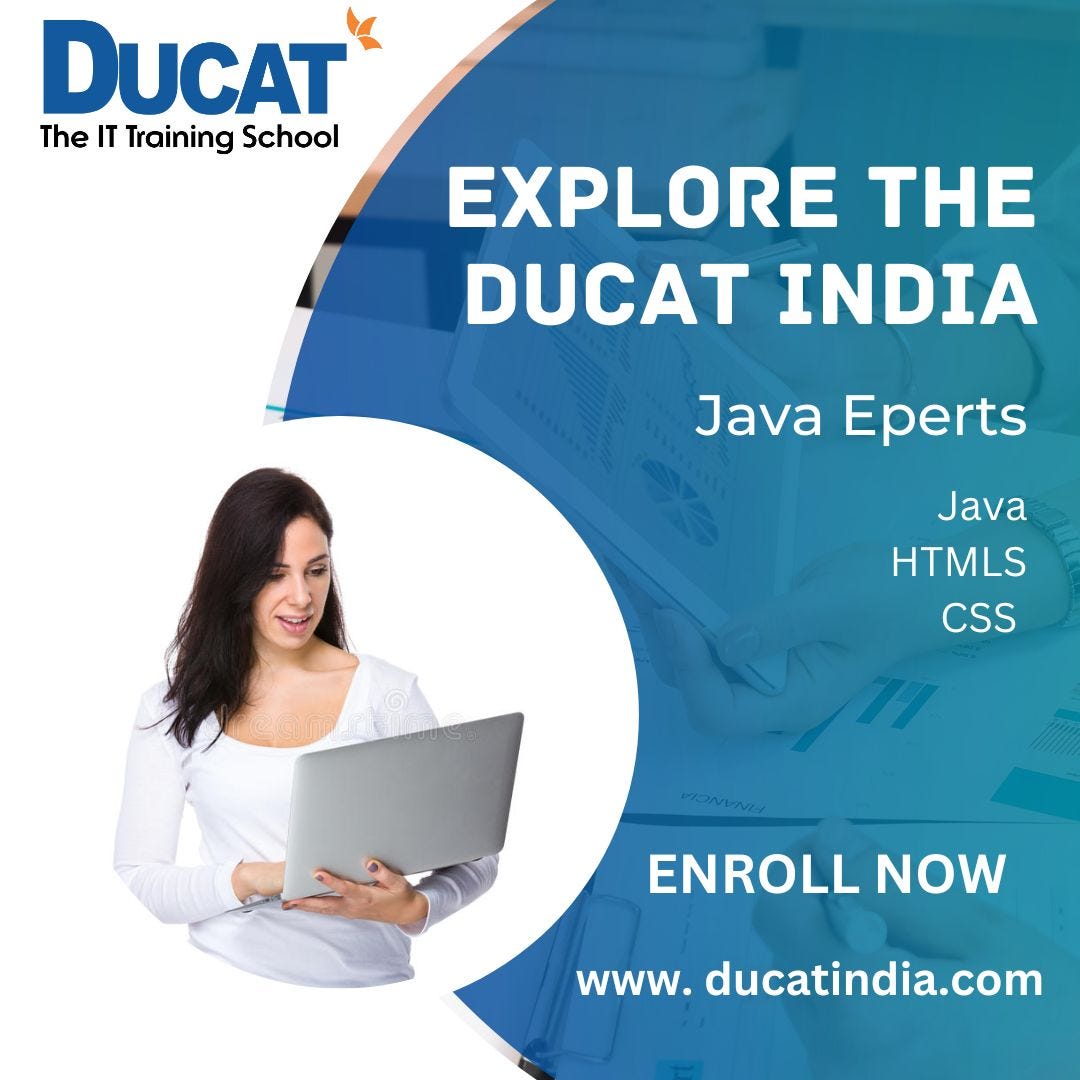 Java Course Noida- Learn The Skills That Is In High Demand | by Ducat ...