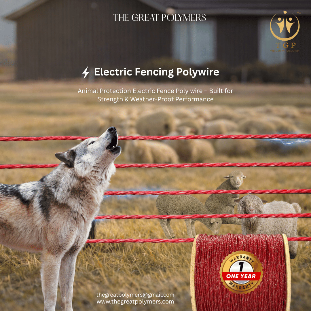 Voltage-Carrying Fence Poly wire — Strong Build Quality, Safe and Effective Solution for…