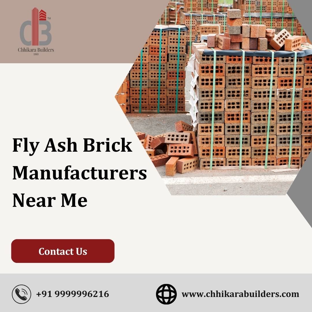 Quality Building Materials Local Fly Ash Brick Manufacturers Near Me by chhikara builders