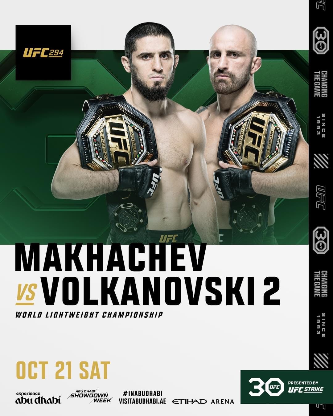 UFC 294 Main Event ShakeUp Volkanovski Steps In for Oliveira by