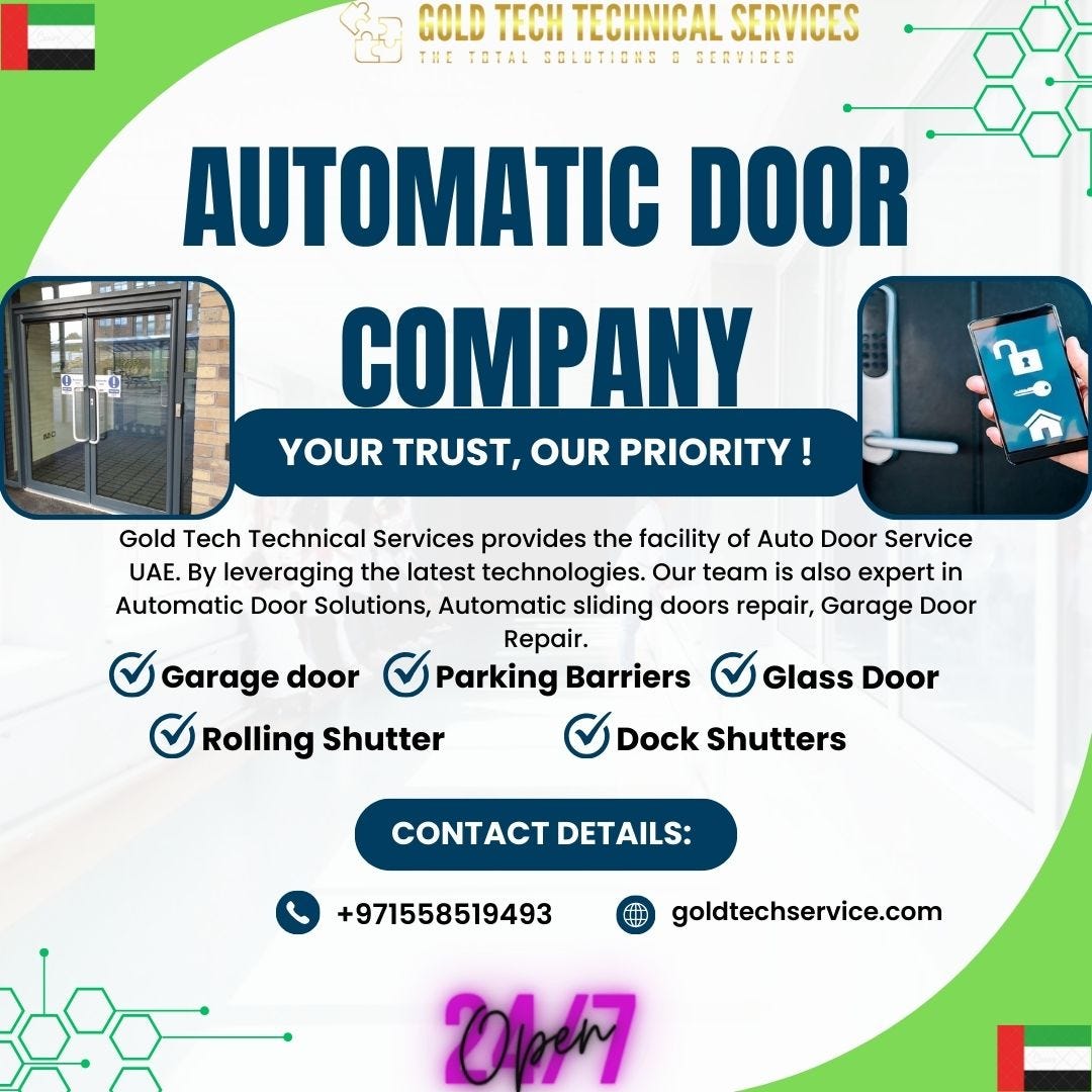 Doors And Gates Automatic in UAE Automatic Door Service in UAE UAE