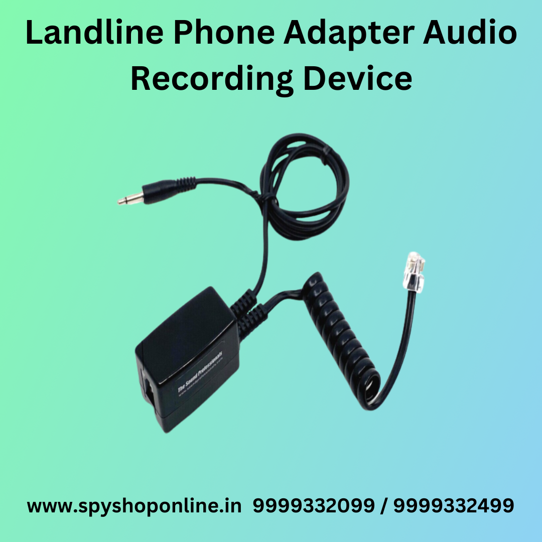What is Landline Phone Adapter Audio Recording Device? by Spy Shop