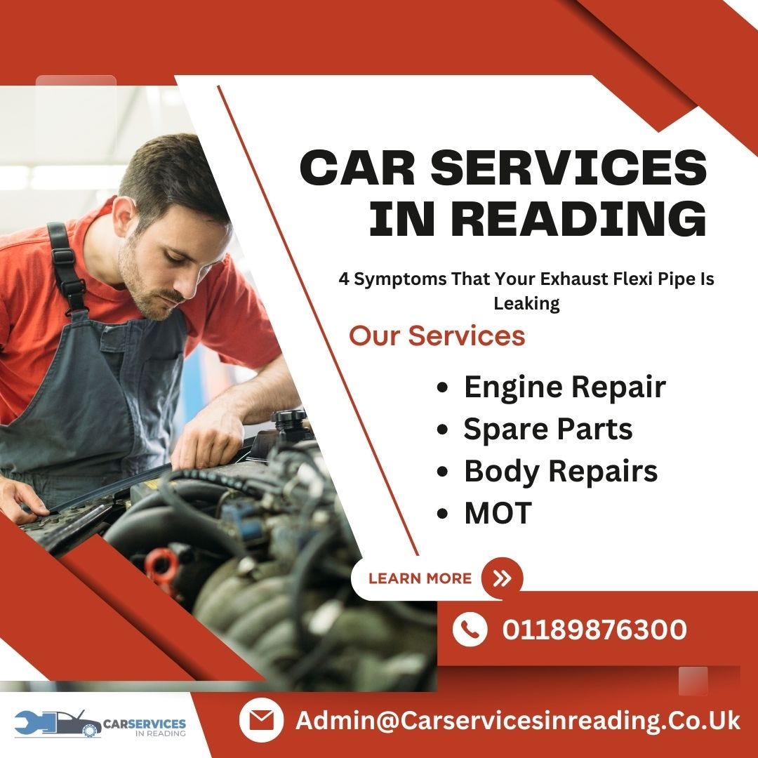 4 Symptoms That Your Exhaust Flexi Pipe Is Leaking by Car Services in