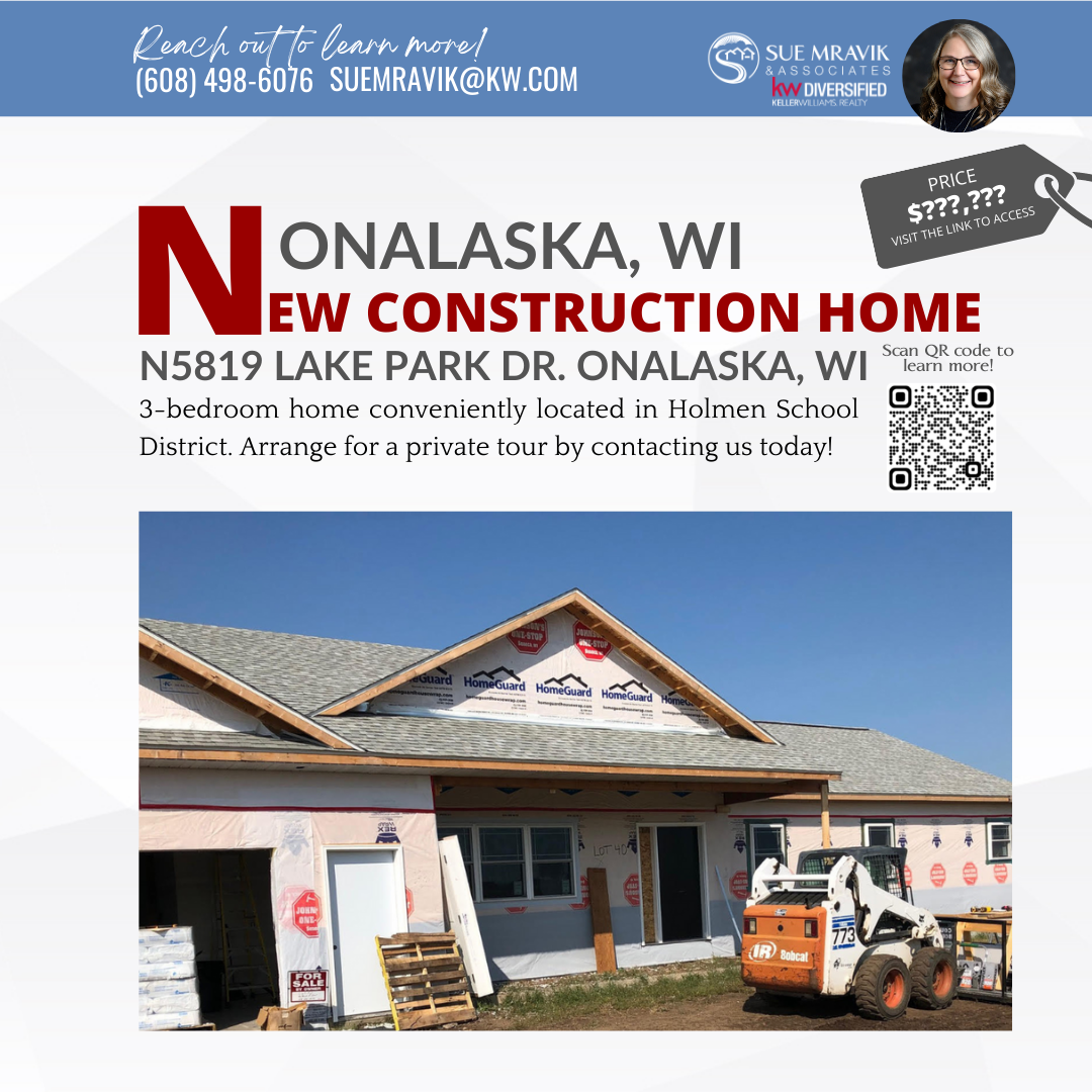 New Construction Home | N5819 Lake Park DR. Onalaska, WI Sue Mravik ...