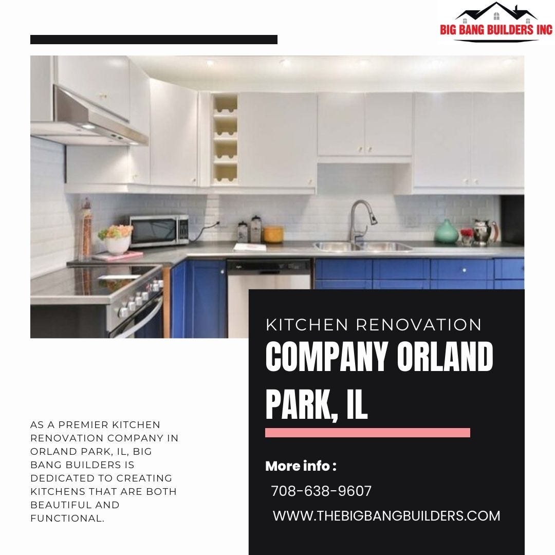 Kitchen Renovation Company Orland Park, IL The Big Bang Builders Medium