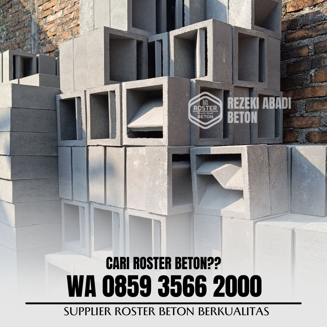 Jual Roster Beton Minimalis di Wonosobo - Rezekiabadibeton - Medium