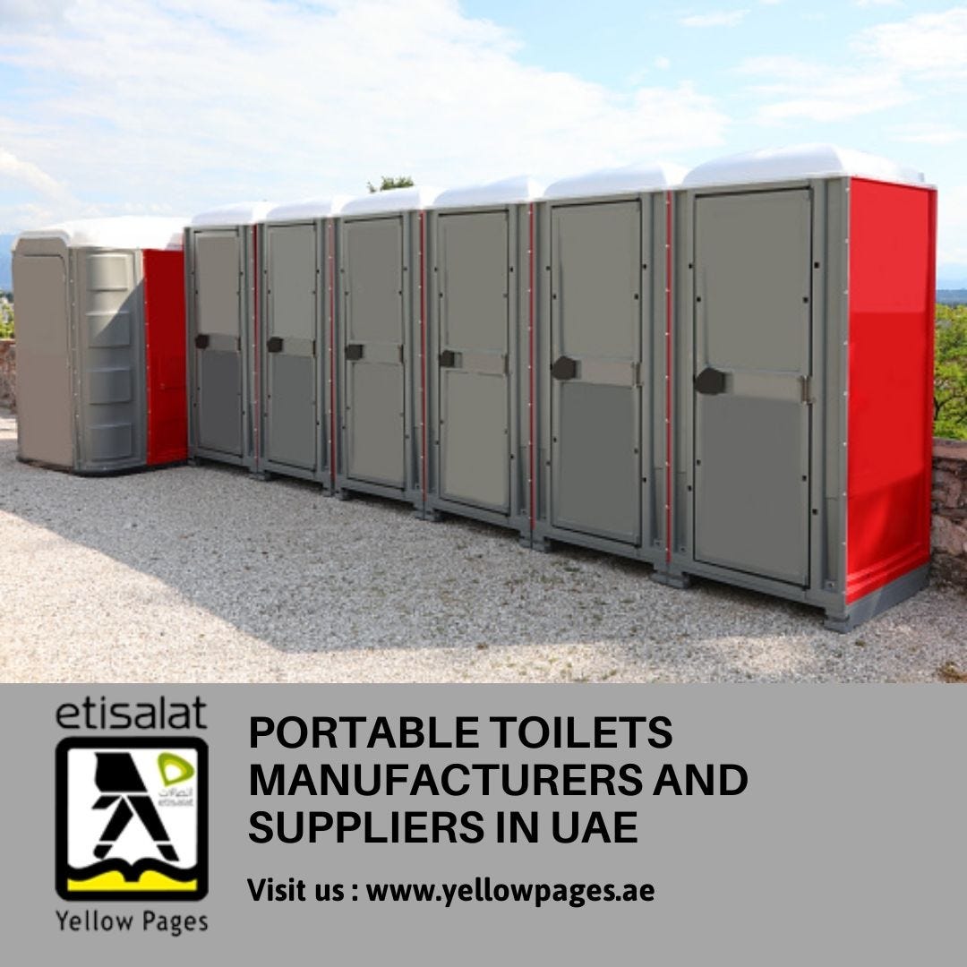 List of Portable Toilets Manufacturers and Suppliers in UAE - Smithmarco - Medium