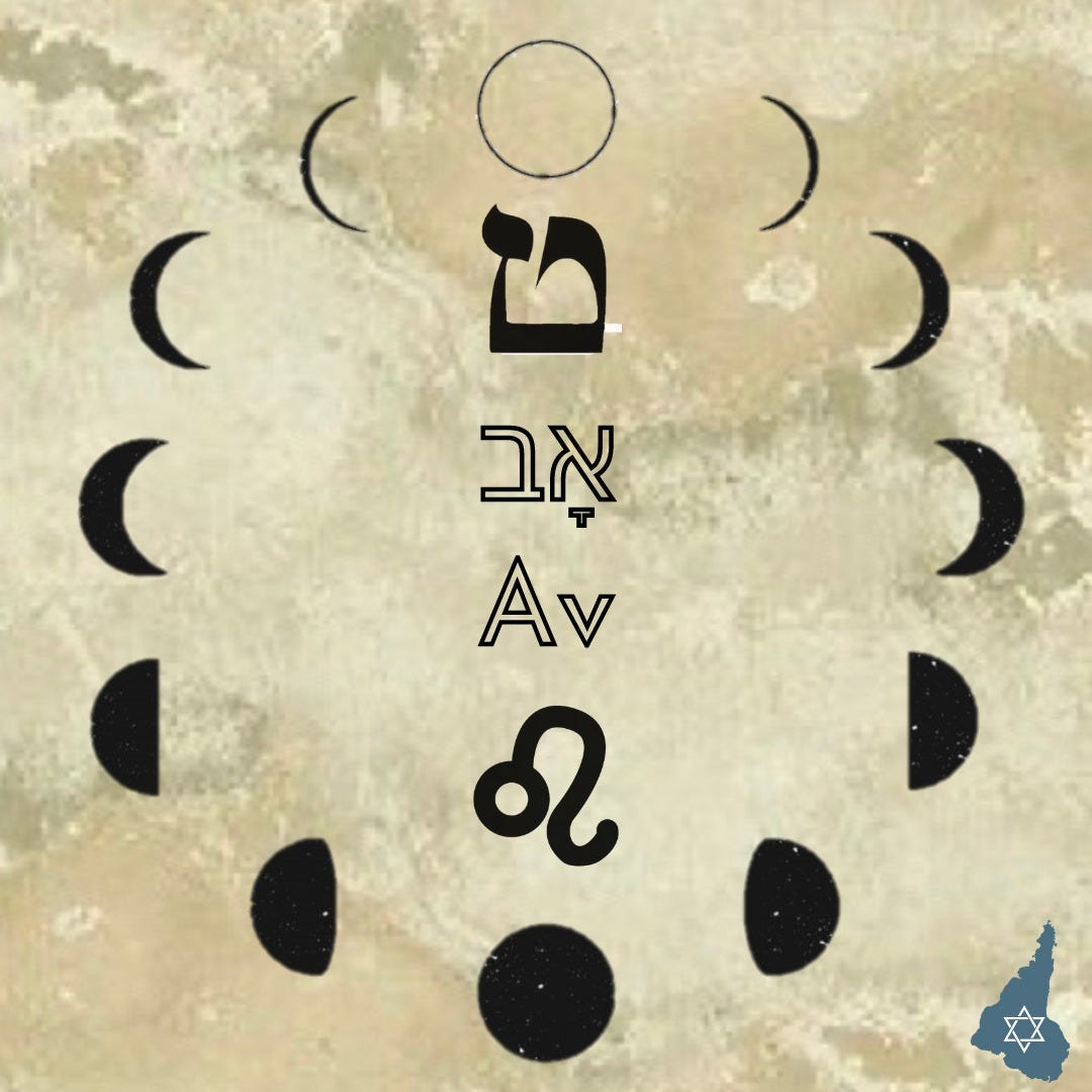 Av אָב. Av é o 5º mês do calendário judaico… by Kehilajudiesaosul Kehila Judies ao Sul Medium